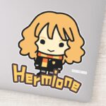 Hermione Granger Cartoon Character Art Sticker
