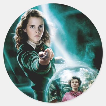 Hermione Granger And Professor Umbridge Classic Round Sticker