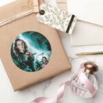 Hermione Granger And Professor Umbridge Classic Round Sticker
