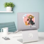 Hermione And Crookshanks Wingardium Leviosa Sticker