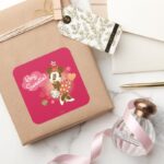 Hey Sweetie Square Sticker