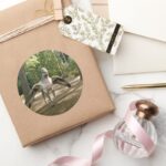 Hippogriff Classic Round Sticker