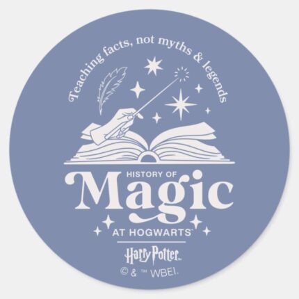 History Of Magic At HOGWARTS™ Classic Round Sticker