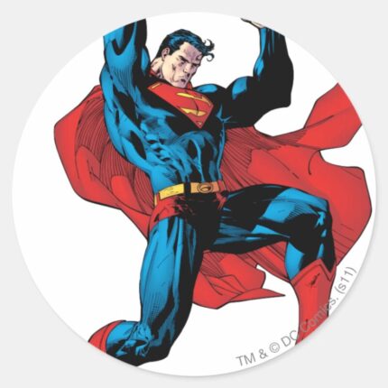 Holding Up A Heavy Object Classic Round Sticker