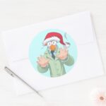 Holiday Beaker 2 Classic Round Sticker
