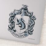 Hufflepuff Crest Blue Sticker