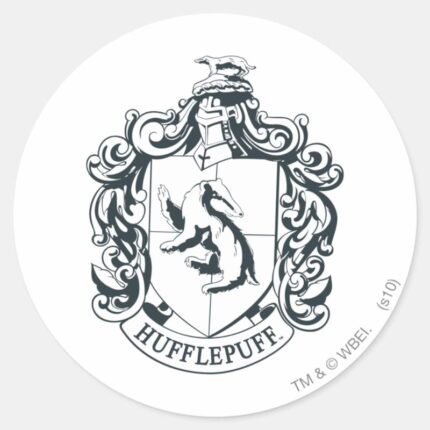 Hufflepuff Crest Classic Round Sticker