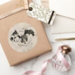 Hungarian Horntail Dragon Classic Round Sticker