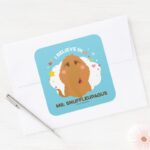 I Believe In Mr. Snuffleupagus Square Sticker
