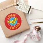 I Chase Bad Boys Classic Round Sticker