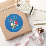 I Love Christmas TWEETY™ Classic Round Sticker