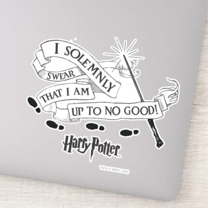 I Solemnly Swear That I Am Up To No Good Sticker