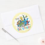 I Learned On THE STREET Classic Round Sticker