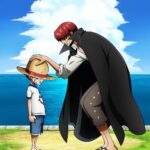 Iconic Moments Brushed young Luffy & Shanks