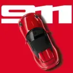 Iconic Red Porsche 911