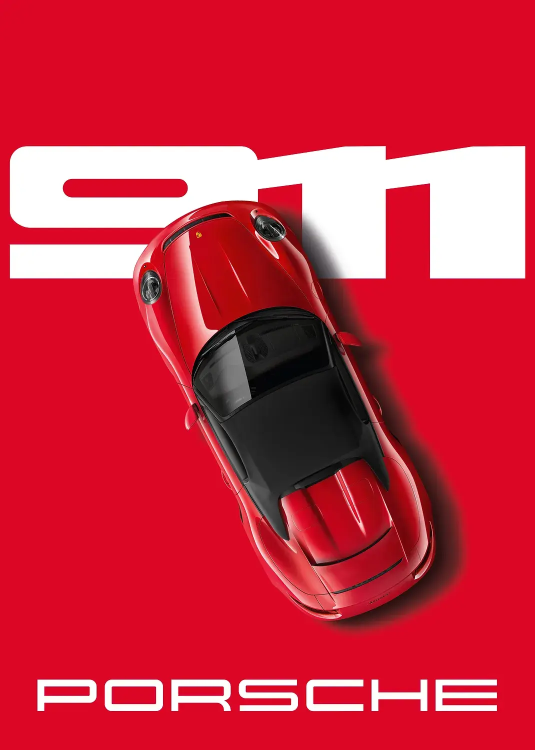 Iconic Red Porsche 911