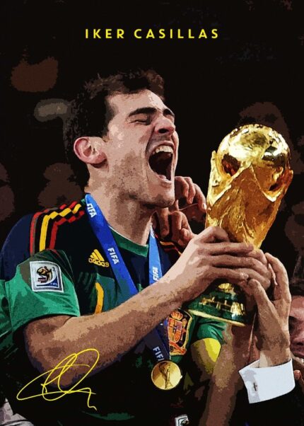 Iker Casillas Soccer Poster