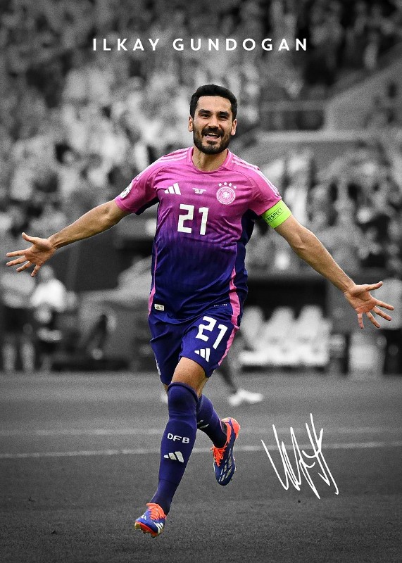 Ilkay Gundogan Soccer Poster