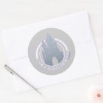 Im A Disney Princess Castle Graphic Classic Round Sticker