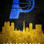 Indianapolis City Skyline Poster
