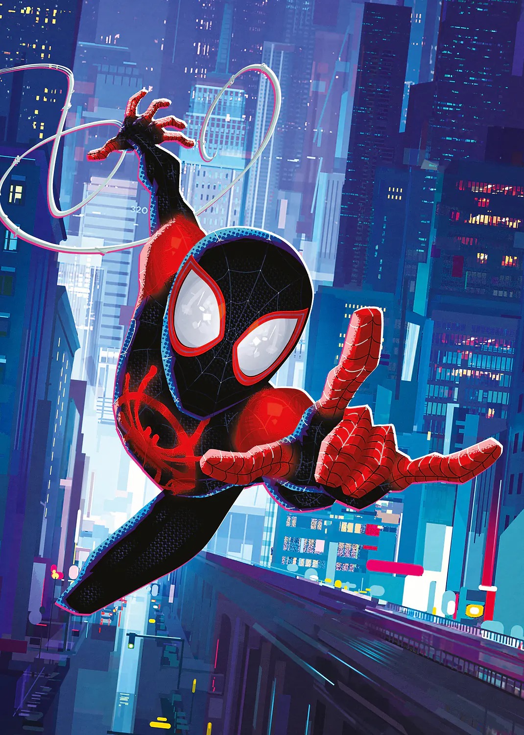 Into the Spider-Verse Miles Morales in Action