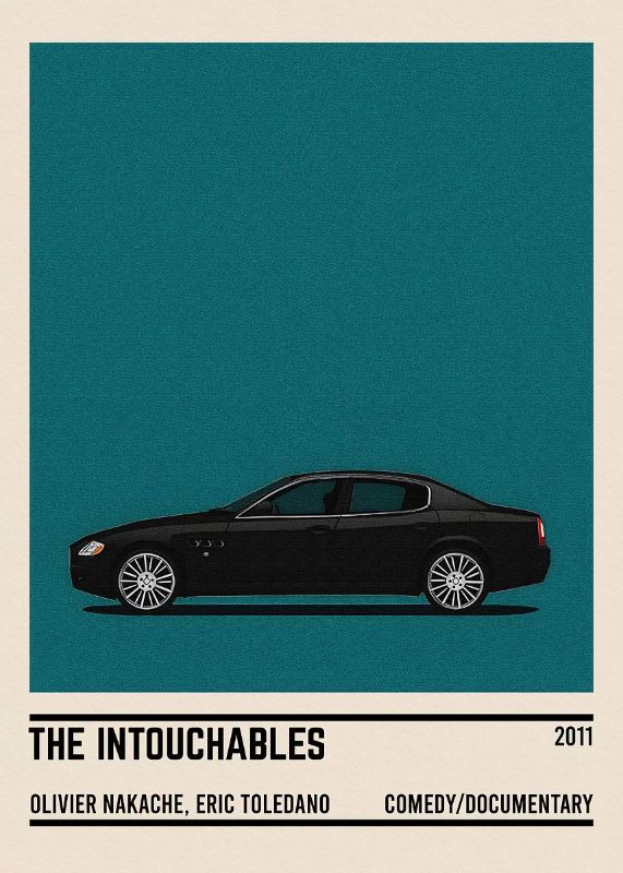 Intouchables Movie Car Poster