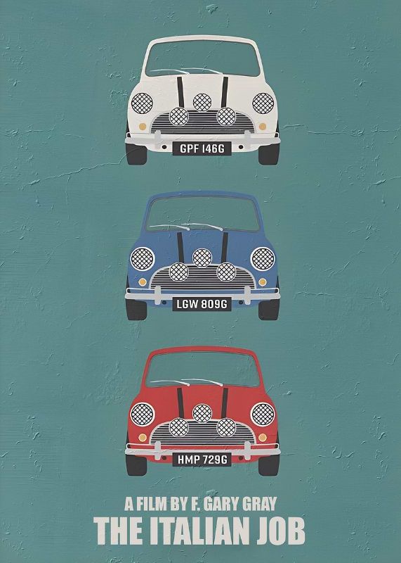 Italian Job Minimalist Poster