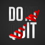 JUST DO IT DONT QUIT Flip Poster