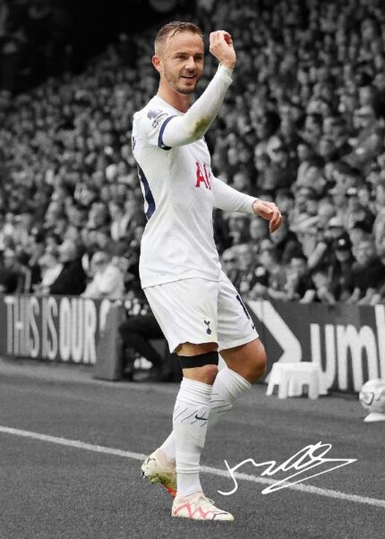 James Maddison Soccer Poster