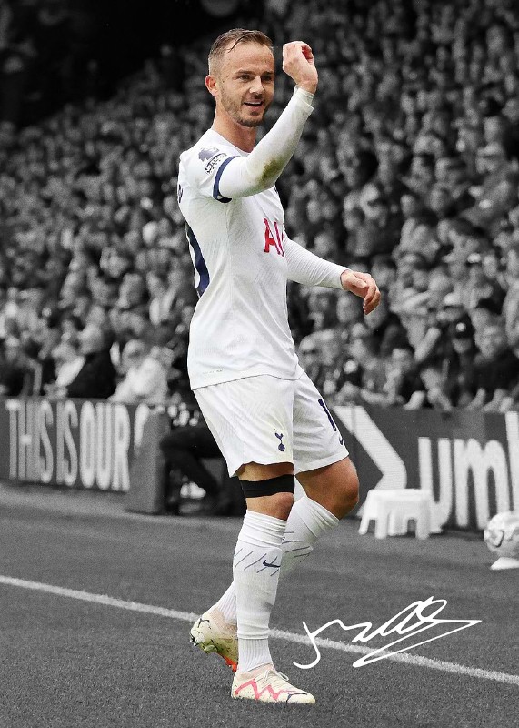 James Maddison Soccer Poster