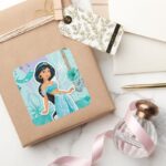 Jasmine Courageous Square Sticker