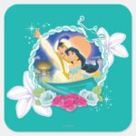 Jasmine Ready For Adventure Square Sticker