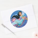 Jasmine Dream Big Classic Round Sticker