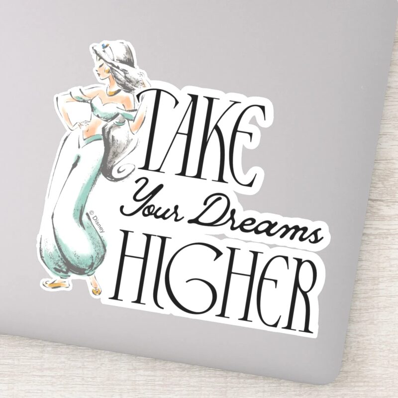 Jasmine Take Your Dreams Higher Sticker Jasmine Take Your Dreams Higher Sticker