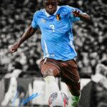 Jeremy Doku Football Poster