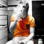 Johan Cruyff Football Poster