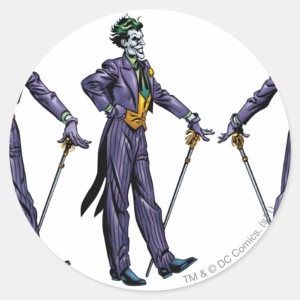 Joker All Sides Classic Round Sticker