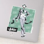 Joker With Golf Club Sticker