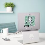 Joker With Golf Club Sticker