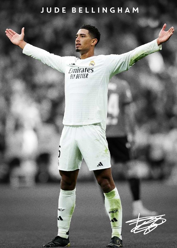 Jude Bellingham Soccer Poster