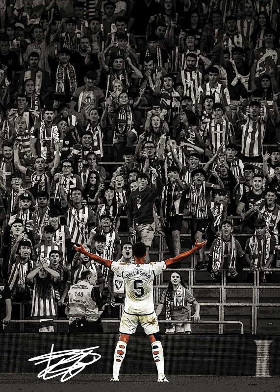 Jude Bellingham Football Poster