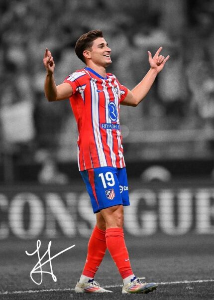 Julian Alvarez ATLETICO MADRID Soccer Poster
