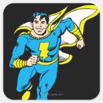 Junior Running Square Sticker