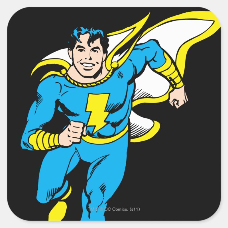 Junior Running Square Sticker Junior Running Square Sticker