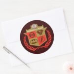 Justice League Defenders Of The Planet Classic Round Sticker