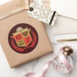 Justice League Defenders Of The Planet Classic Round Sticker