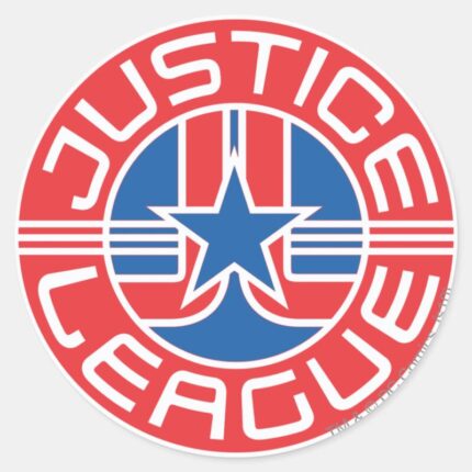 Justice League Logo Classic Round Sticker