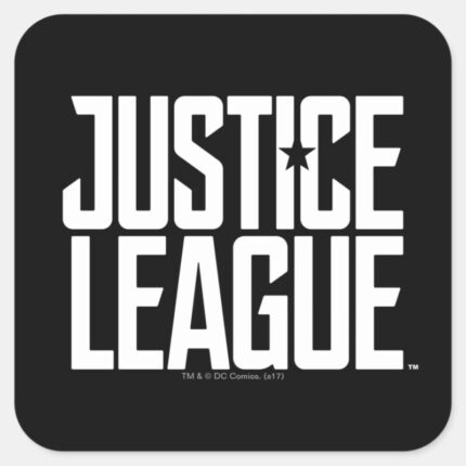 Justice League Justice League Logo Square Sticker