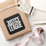 Justice League Justice League Logo Square Sticker
