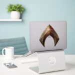 Justice League Metallic Aquaman Symbol Sticker